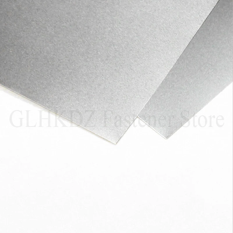 1PCS 301 Stainless Steel Plate Thickness 0.01-1mm Thin Steel Sheet Metal Foil Plate Polished Plate Width 100/200/300mm