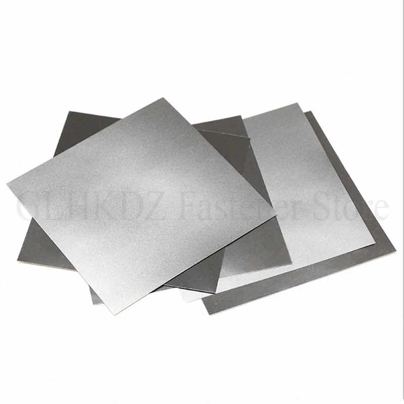 1PCS 301 Stainless Steel Plate Thickness 0.01-1mm Thin Steel Sheet Metal Foil Plate Polished Plate Width 100/200/300mm