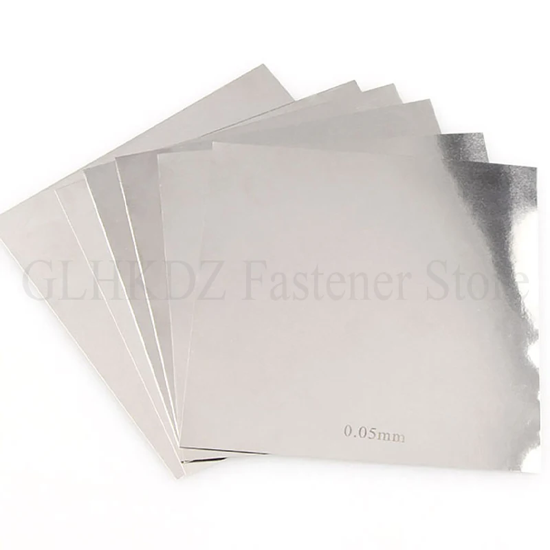 1PCS 301 Stainless Steel Plate Thickness 0.01-1mm Thin Steel Sheet Metal Foil Plate Polished Plate Width 100/200/300mm