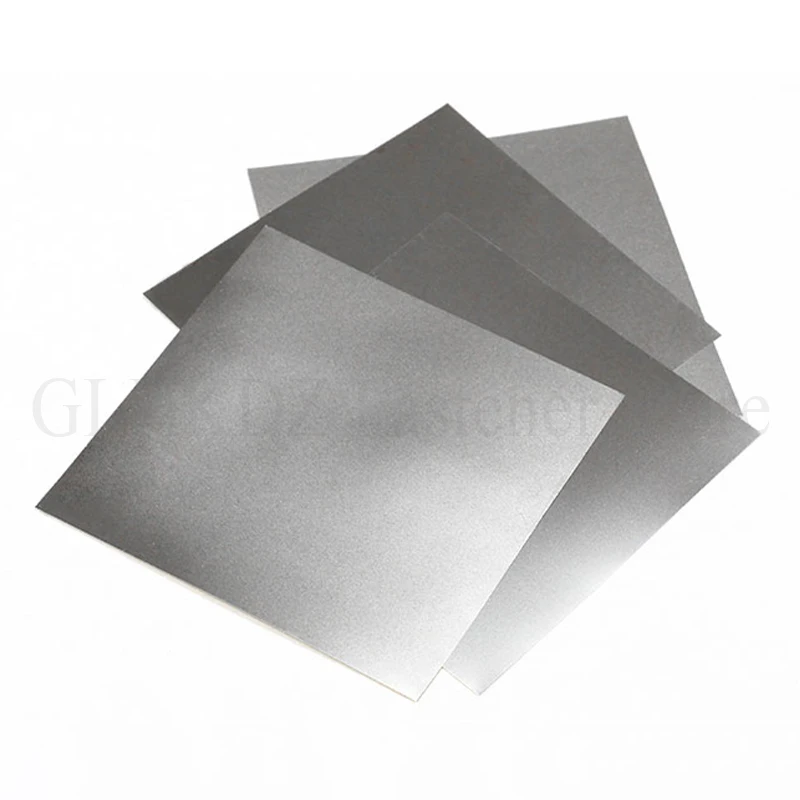 1PCS 301 Stainless Steel Plate Thickness 0.01-1mm Thin Steel Sheet Metal Foil Plate Polished Plate Width 100/200/300mm