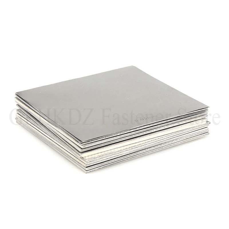 1PCS 301 Stainless Steel Plate Thickness 0.01-1mm Thin Steel Sheet Metal Foil Plate Polished Plate Width 100/200/300mm