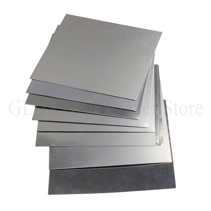 1PCS 301 Stainless Steel Plate Thickness 0.01-1mm Thin Steel Sheet Metal Foil Plate Polished Plate Width 100/200/300mm