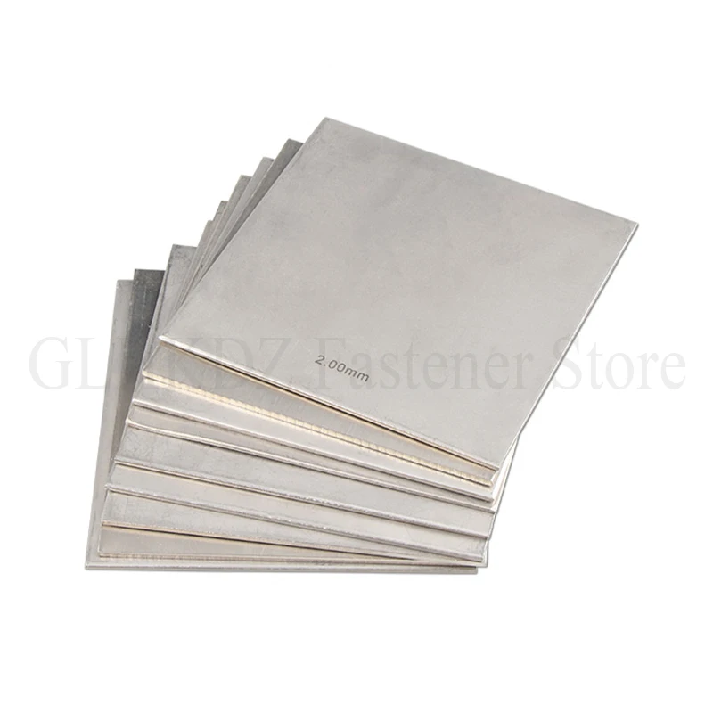 1PCS 301 Stainless Steel Plate Thickness 0.01-1mm Thin Steel Sheet Metal Foil Plate Polished Plate Width 100/200/300mm