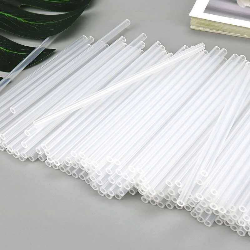 2.6mm to 7mm 100pcs Transparent Plastic Tube PP Tube PC Tube PP Plastic Tube Ball Pen Neutral Core Tube Customize