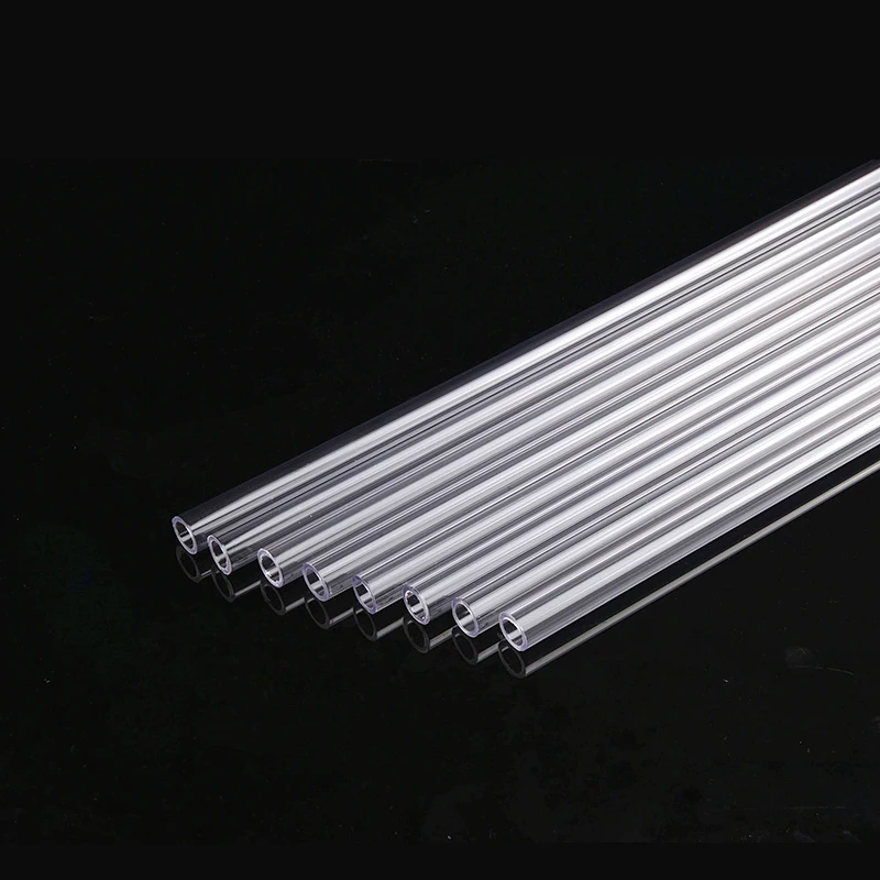 2.6mm to 7mm 100pcs Transparent Plastic Tube PP Tube PC Tube PP Plastic Tube Ball Pen Neutral Core Tube Customize