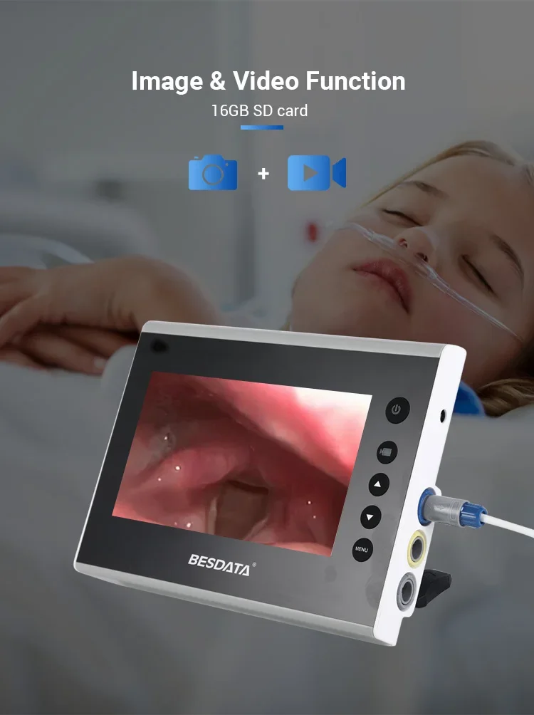 2026 Nasopharyngoscope China BESDATA 3.5mm/2.8mm USB Rhinolaryngoscope Portable Flexible Endoscopy For Examination Diagnose