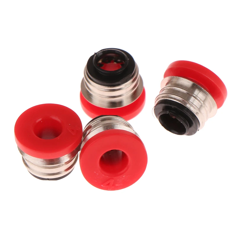 4pcs 3D Printer Parts Pneumatic Fittings Connectors 2*4 PTFE Tube Bowden Quick Plug 1.75mm Filament Hotend Extruder Kit