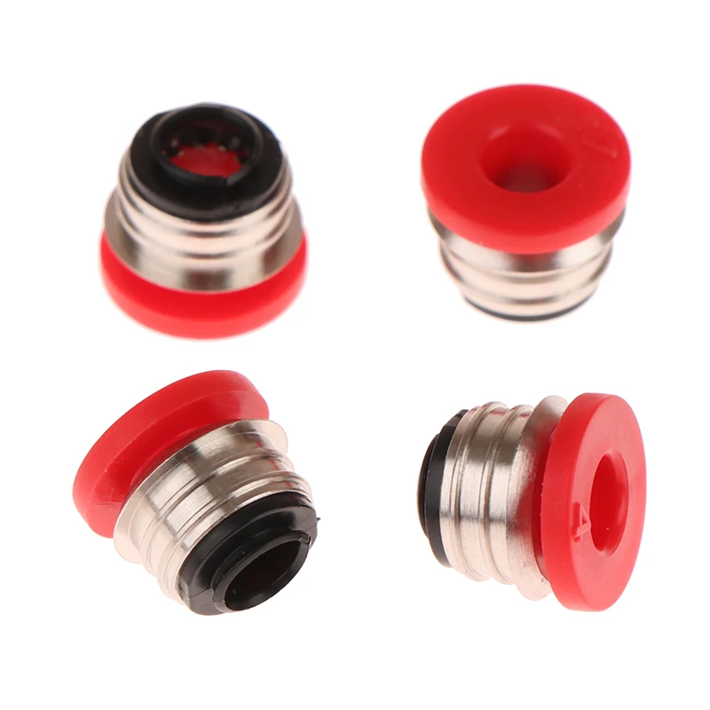 4pcs 3D Printer Parts Pneumatic Fittings Connectors 2*4 PTFE Tube Bowden Quick Plug 1.75mm Filament Hotend Extruder Kit