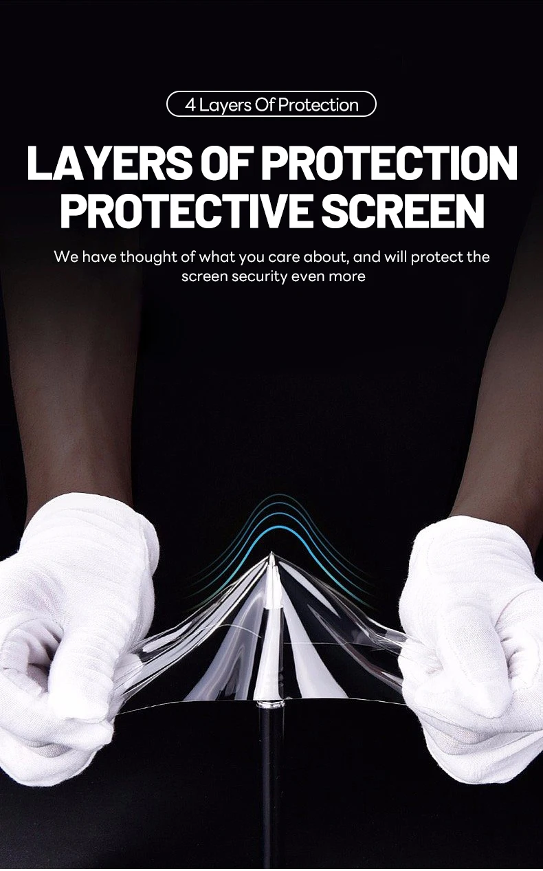 TUOLI 50pcs X9HA HD Protector Film Nano Liquid Uv Glue Tempered Glass Curing Clear Curved Screen Universal Any Type Mobile Phone