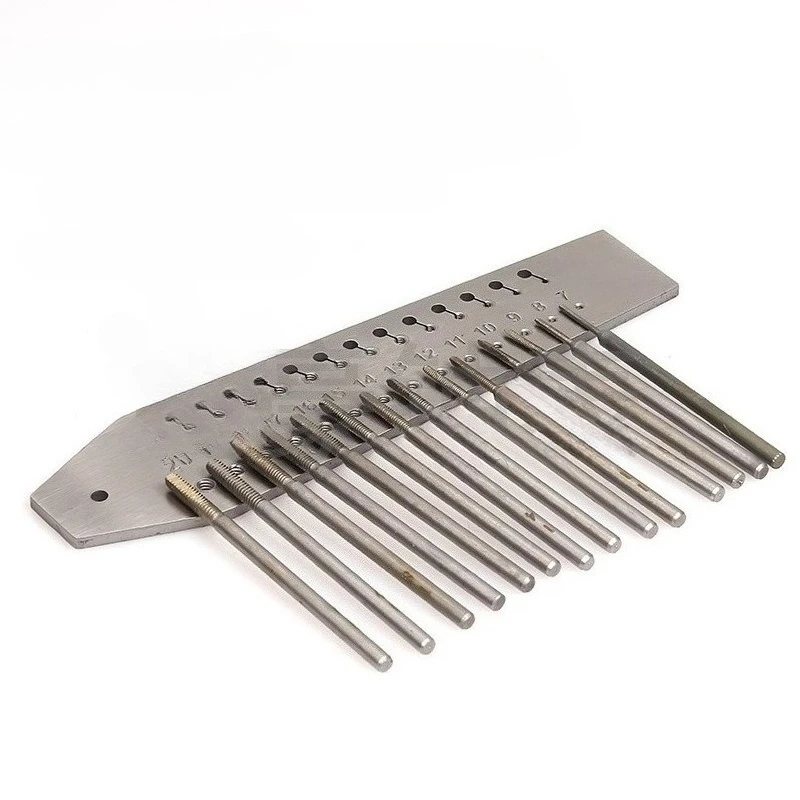 Precision Watch Tap & Die Set - Micro Screw Thread Cutting Tools for Watch Plate & Barrel Arbor Repair