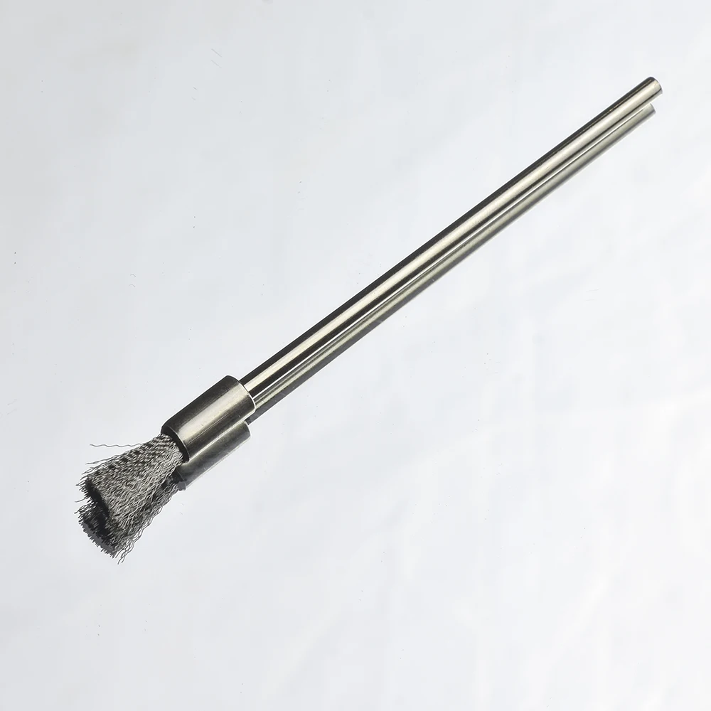 Rebuild Master 10/30/50pc Pen Wire 100mm 3.0 Shank Steel Cleaning End Rotary Tool Stainless Steel Brass Brush Rust Paint Removal