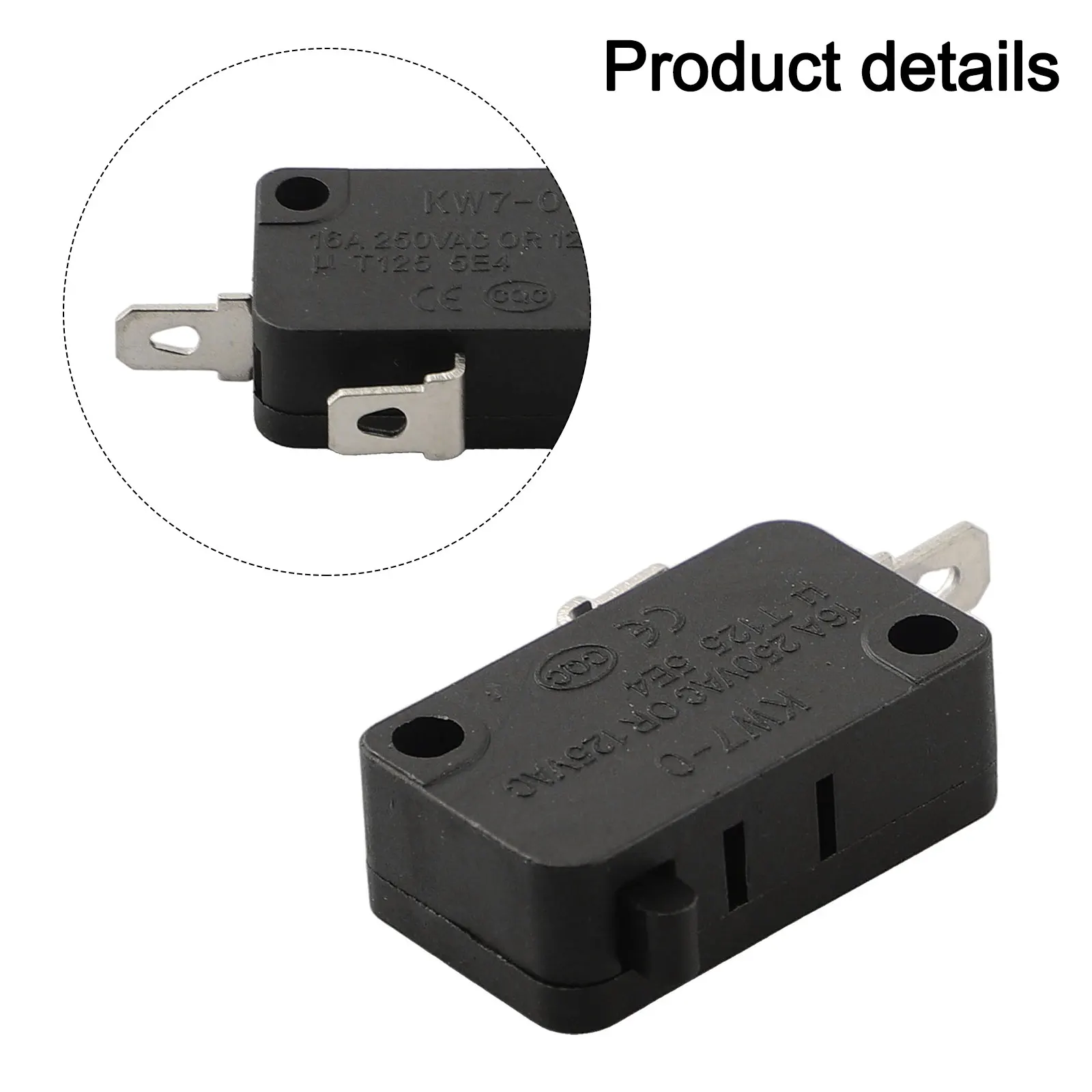 Micro-Limit Switch Replacement KW7-0 16A Small Switch Air Fryer Microwave Oven Switch washing Machine Electric Cooker