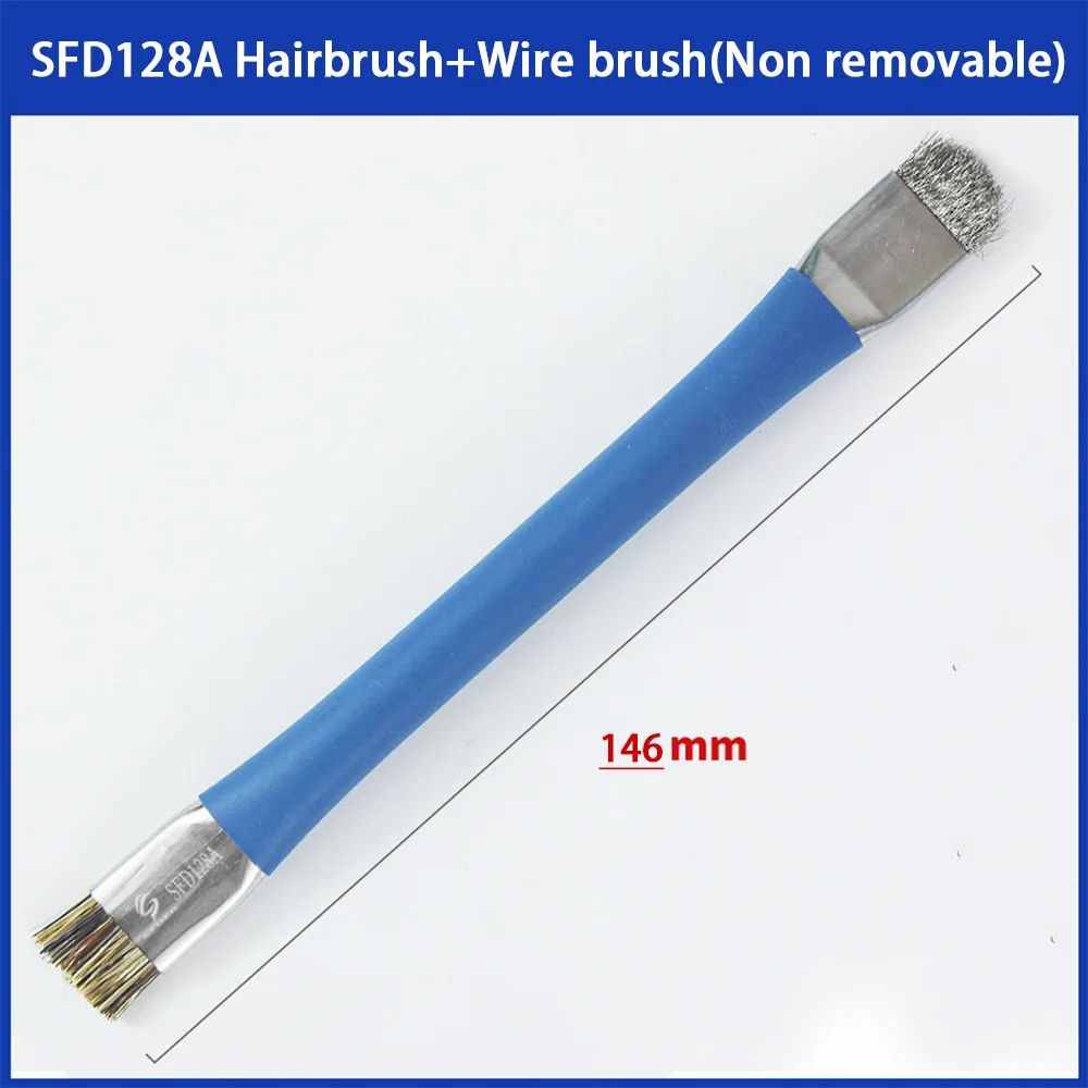 SFD128 Hard Brushing Brush for Mobile Motherboard Repair IC Pad Cleaning Brush Hard Brushing Brush Welding Oil Cleaning Brush