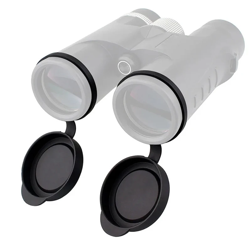 Binoculars Protective Rubber Objective Lens Caps 42mm/50mm Binocular Eyepiece Lens Cover Telescope Cover Lens Protection