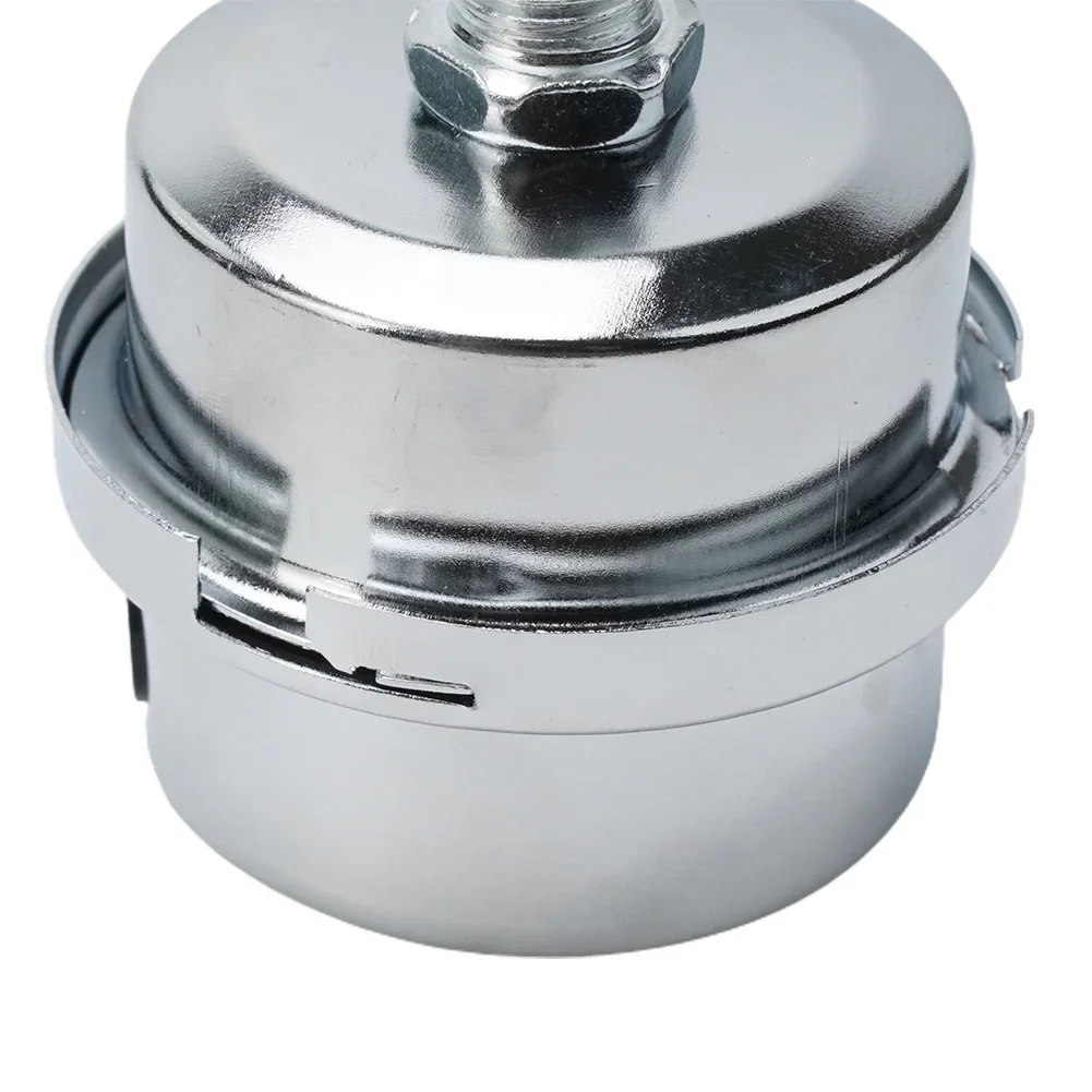 Metal Air Filter OilFree Muffler For 12 5mm/16mm/20mm Air Compressor Pump, Noise Reduction, Easy Installation Silver
