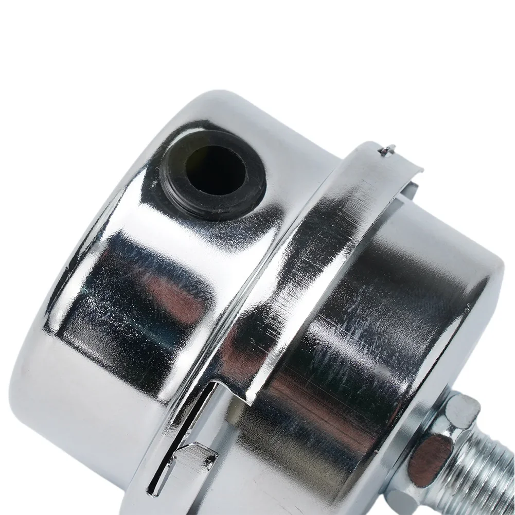 Metal Air Filter OilFree Muffler For 12 5mm/16mm/20mm Air Compressor Pump, Noise Reduction, Easy Installation Silver