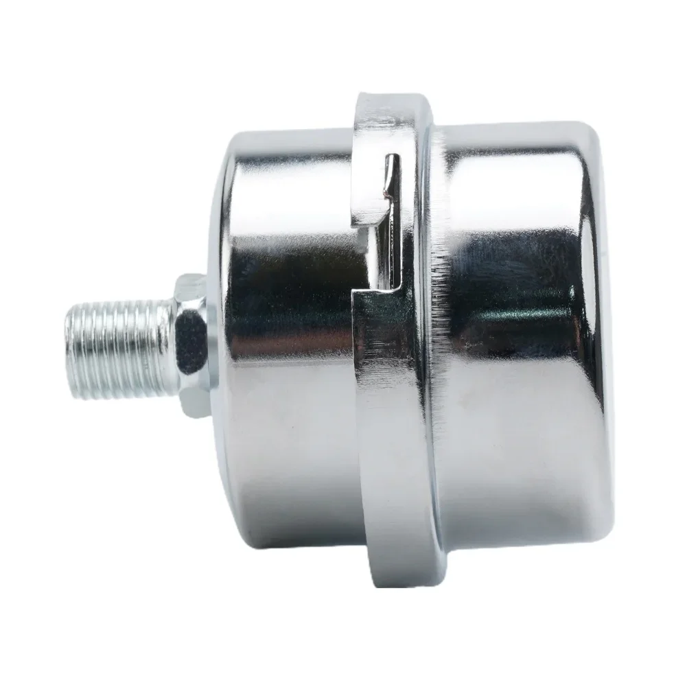 Metal Air Filter OilFree Muffler For 12 5mm/16mm/20mm Air Compressor Pump, Noise Reduction, Easy Installation Silver