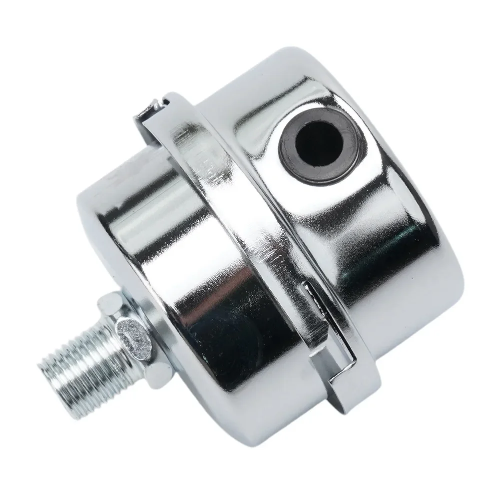 Metal Air Filter OilFree Muffler For 12 5mm/16mm/20mm Air Compressor Pump, Noise Reduction, Easy Installation Silver