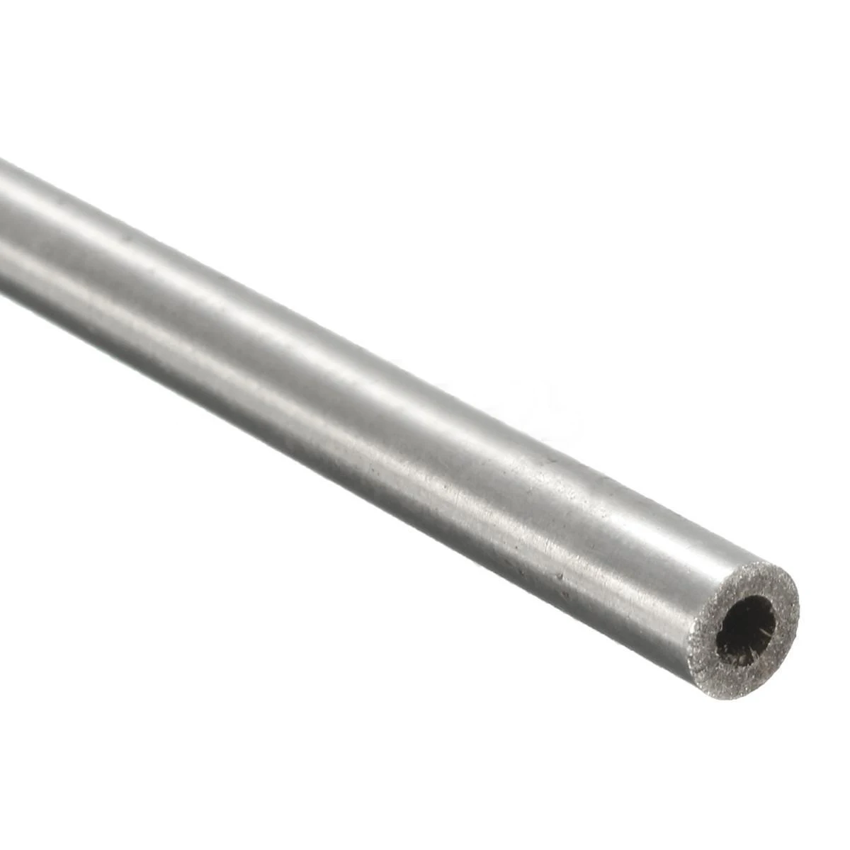 1pc New 4mm*2mm*250mm Silver Stainless Seamless Steel Capillary Round Tube Wall