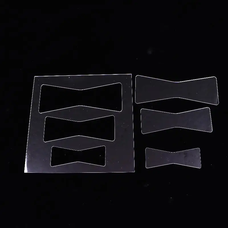 1Set Bow Router Templates PET Transparent Acrylic Templates For Woodworking Router Template Tools