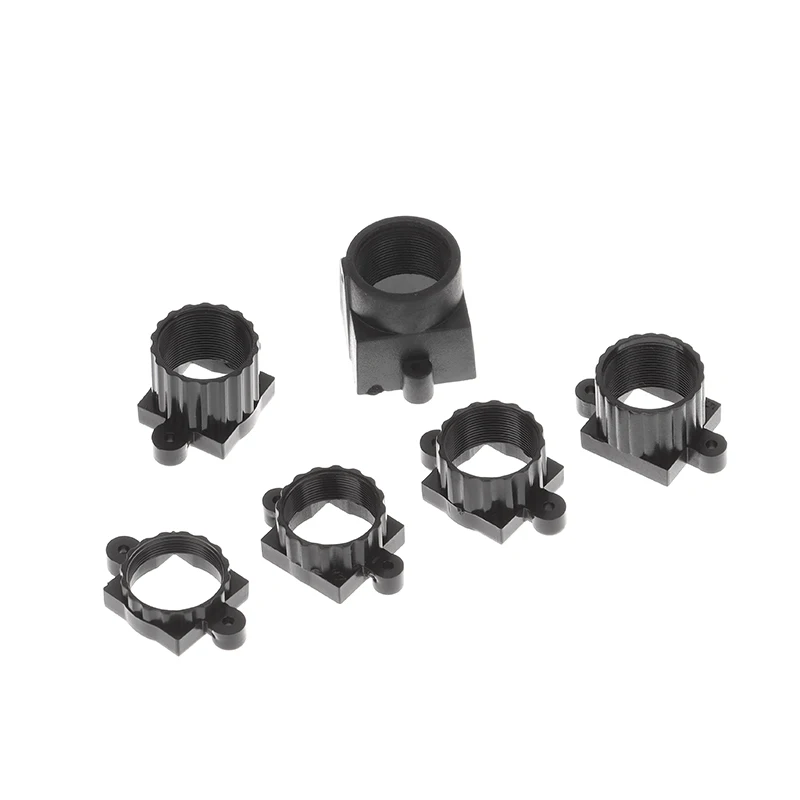 5Pcs M12 Lens Base 18mm Mounting Hole Spacing 6mm 8.5/10/12/13mm High Plastic Lens Holder PCB Board Module Lens Mount Connector
