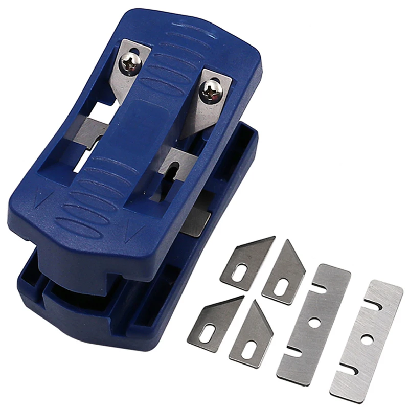 Woodworking Manual PVC Edge Band Double Edge Trimmer Wood Head And Tail Edge Cutter Trimming Carpenter Tools