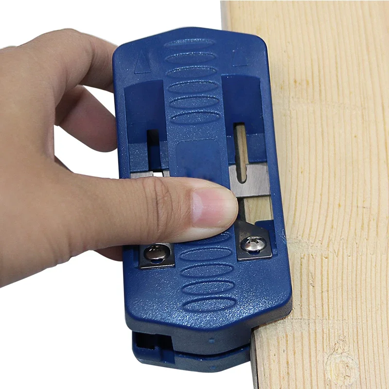 Woodworking Manual PVC Edge Band Double Edge Trimmer Wood Head And Tail Edge Cutter Trimming Carpenter Tools