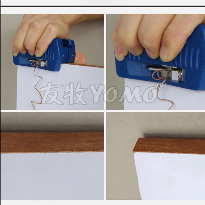 Woodworking Manual PVC Edge Band Double Edge Trimmer Wood Head And Tail Edge Cutter Trimming Carpenter Tools