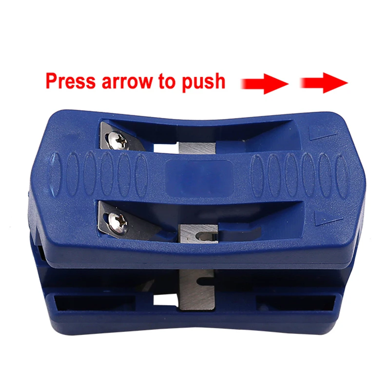 Woodworking Manual PVC Edge Band Double Edge Trimmer Wood Head And Tail Edge Cutter Trimming Carpenter Tools