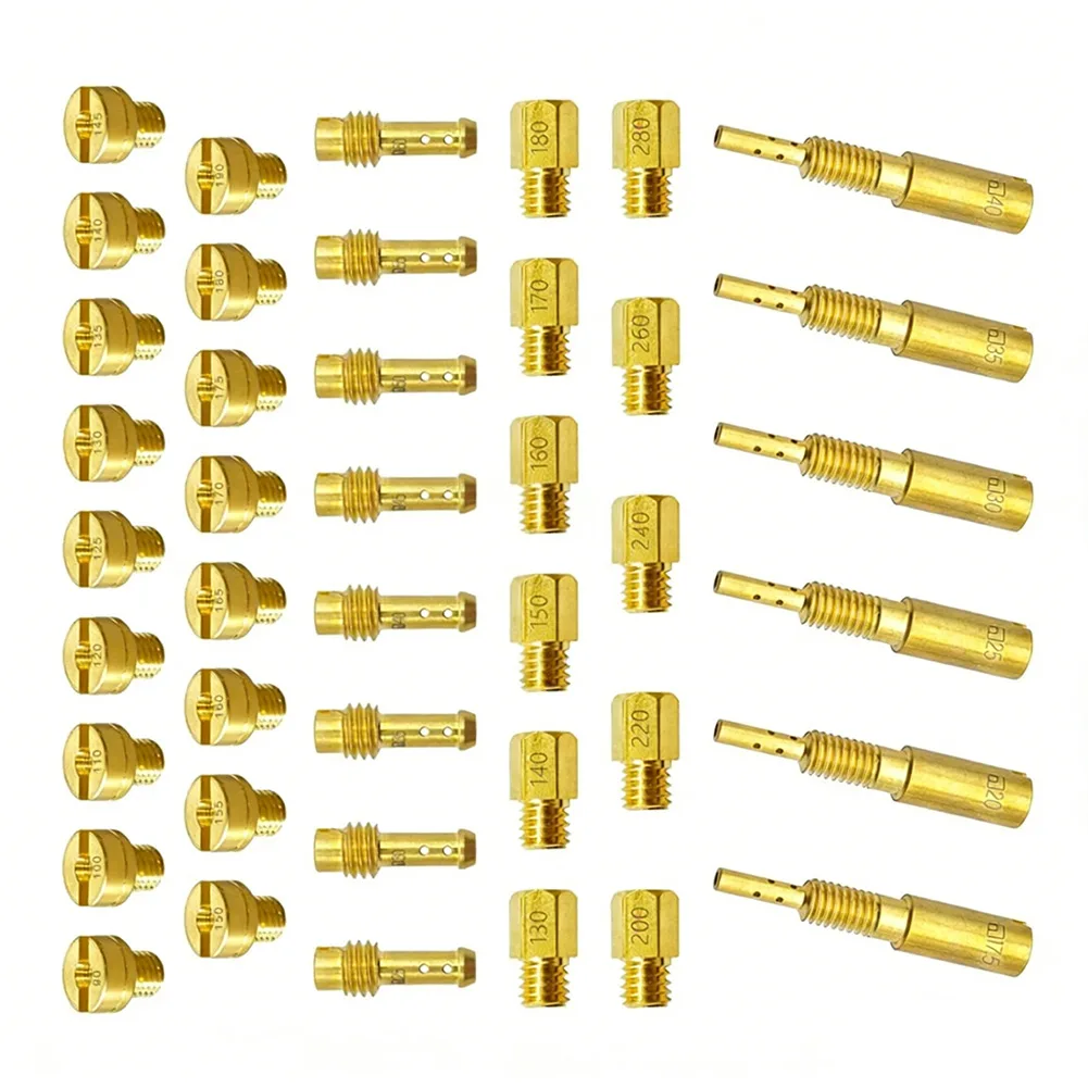 42 Pcs Fuel Injector Kit For Mikuni TM33 8012 TM36 68 TM40 6 Carburetor Jet Nozzle Set For VM For TMX For HSR Series