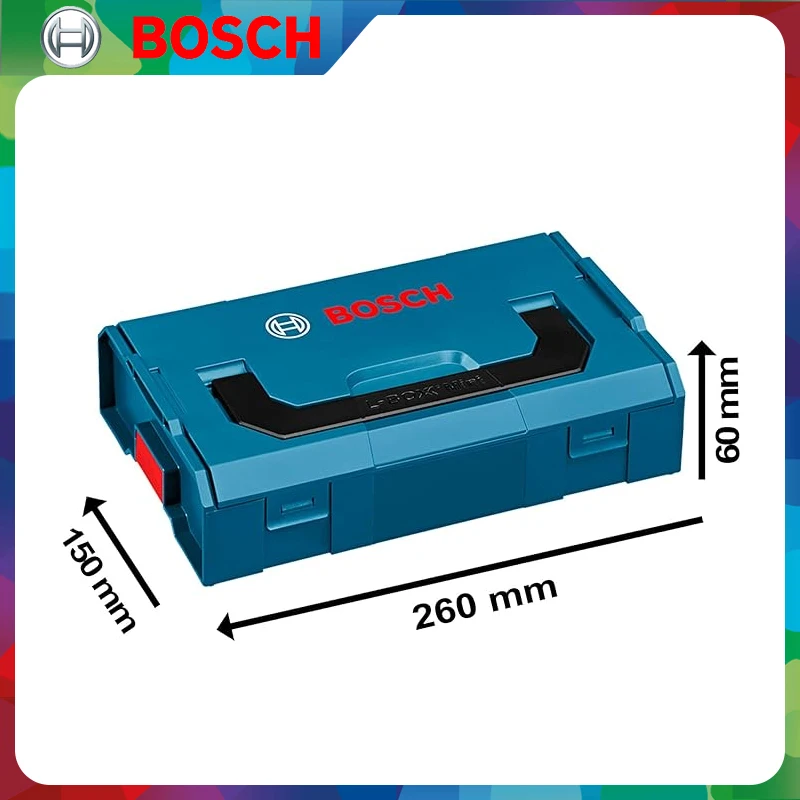 Bosch 1600A007SF L-Boxx Tool Accessories Case Storage Box Durable Parts Stackable Plastic Hard Shell Storage Tool Accessory