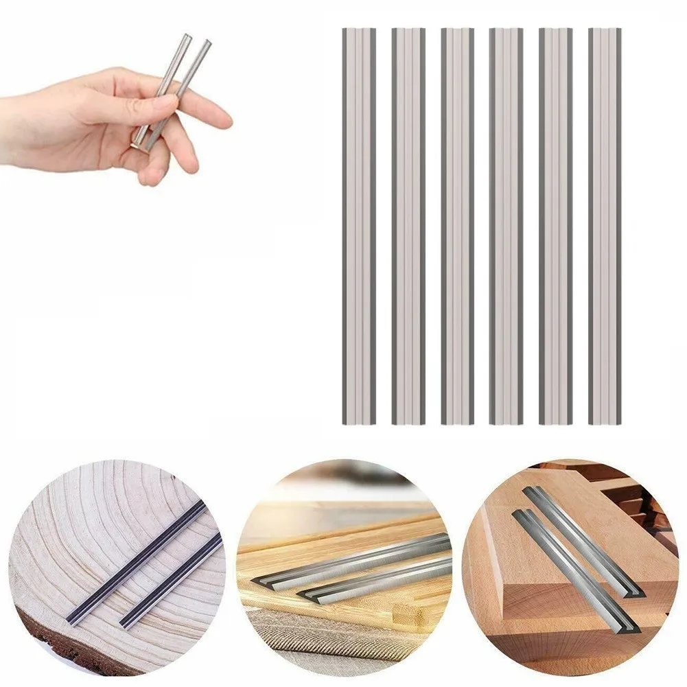 3box 82mm Carbon Steel Planer Blades 82x5.5x1.1mm Reversible Electric Planer Blades For MKA For Woodworking Machinery Parts
