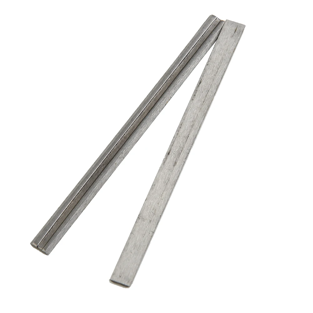 3box 82mm Carbon Steel Planer Blades 82x5.5x1.1mm Reversible Electric Planer Blades For MKA For Woodworking Machinery Parts