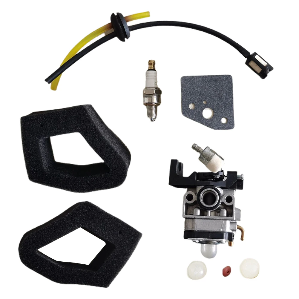 Carburetor For Honda GX25 GX35 HHB25 ULT425 UMS425 UMK425 Trimmer Carburetor Fuel Line Air Filter Primer Bulb Kit
