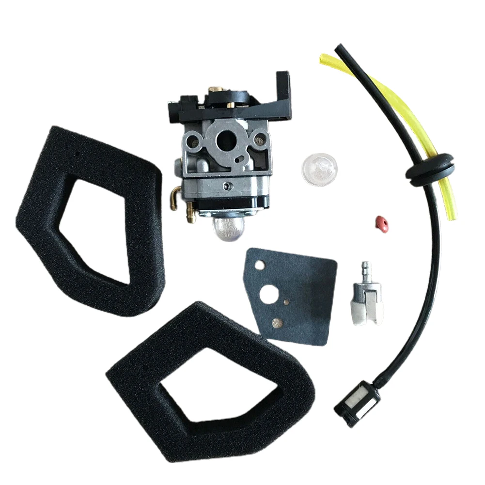 Carburetor For Honda GX25 GX35 HHB25 ULT425 UMS425 UMK425 Trimmer Carburetor Fuel Line Air Filter Primer Bulb Kit