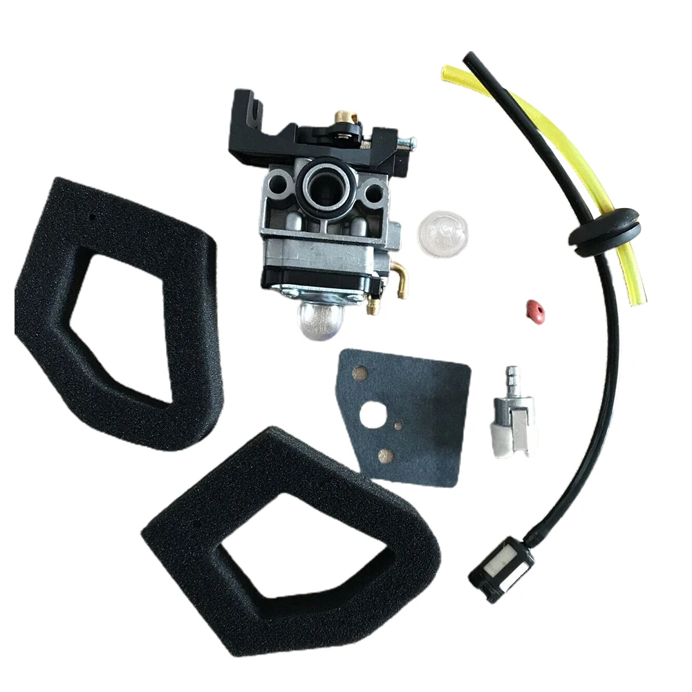 Carburetor For Honda GX25 GX35 HHB25 ULT425 UMS425 UMK425 Trimmer Carburetor Fuel Line Air Filter Primer Bulb Kit