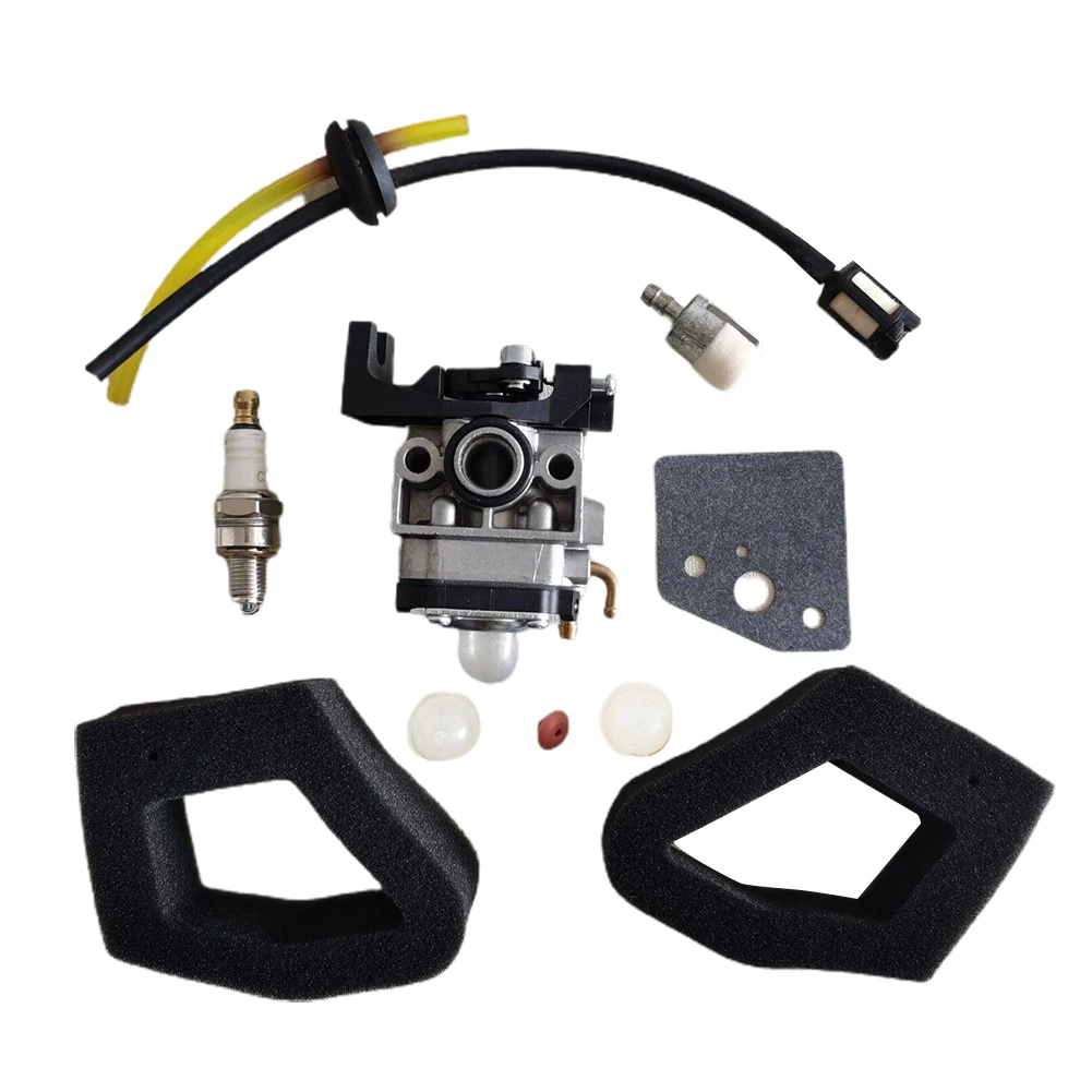 Carburetor For Honda GX25 GX35 HHB25 ULT425 UMS425 UMK425 Trimmer Carburetor Fuel Line Air Filter Primer Bulb Kit