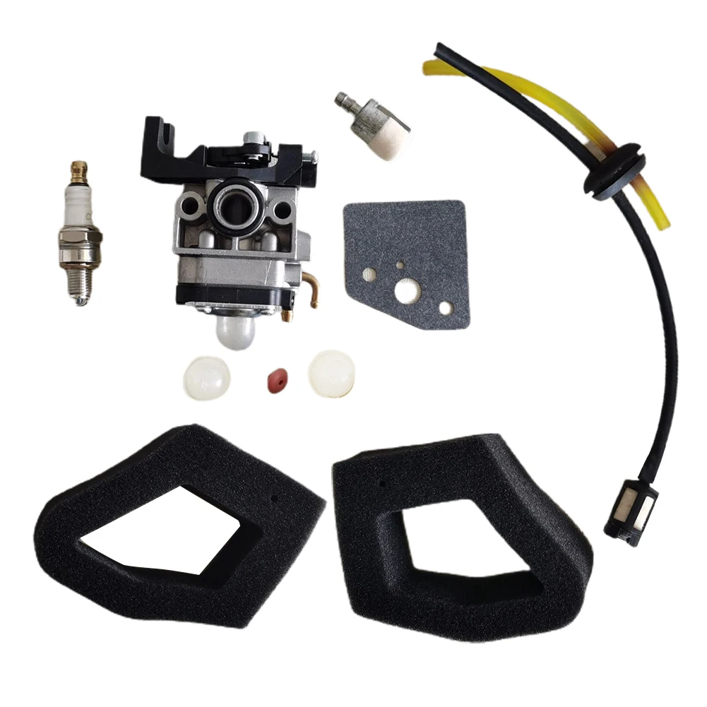 Carburetor For Honda GX25 GX35 HHB25 ULT425 UMS425 UMK425 Trimmer Carburetor Fuel Line Air Filter Primer Bulb Kit