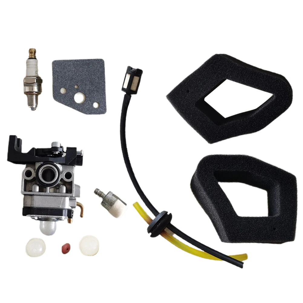 Carburetor For Honda GX25 GX35 HHB25 ULT425 UMS425 UMK425 Trimmer Carburetor Fuel Line Air Filter Primer Bulb Kit