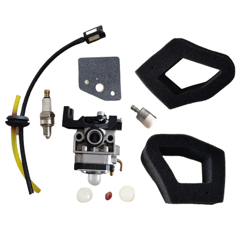 Carburetor For Honda GX25 GX35 HHB25 ULT425 UMS425 UMK425 Trimmer Carburetor Fuel Line Air Filter Primer Bulb Kit
