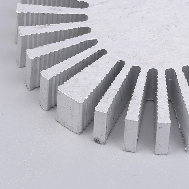 COB Radiator Diameter 25/37.5/40/48/50/53/60/65/67MM High Power Led Heatsink Sunflower Solid Radiator Round Alloy Aluminum