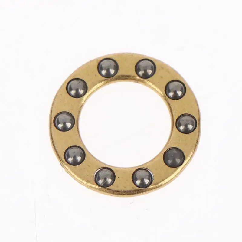 10Pcs Mini Plane Axial Bearing Ceramic Steel Ball Thrust Copper Support Folding Knife Opening And Closing Accessories