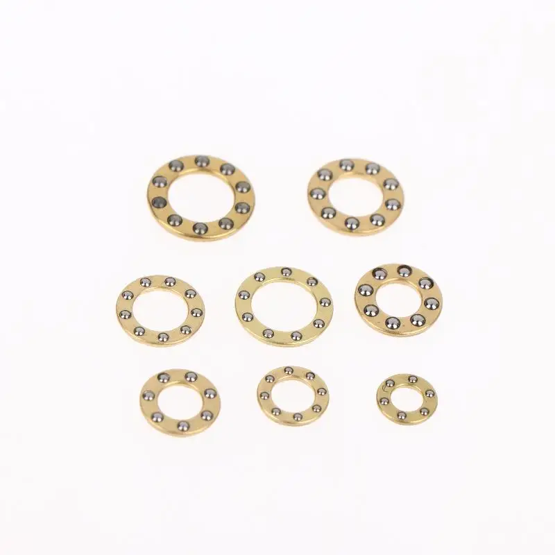10Pcs Mini Plane Axial Bearing Ceramic Steel Ball Thrust Copper Support Folding Knife Opening And Closing Accessories