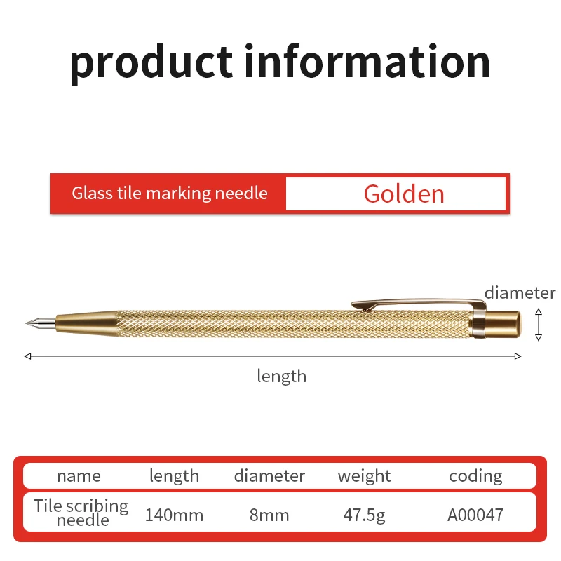 Tile Glass Wood Ceramics Metal Gold Welding Marking Engraving Tools Scriber Engraved Pen