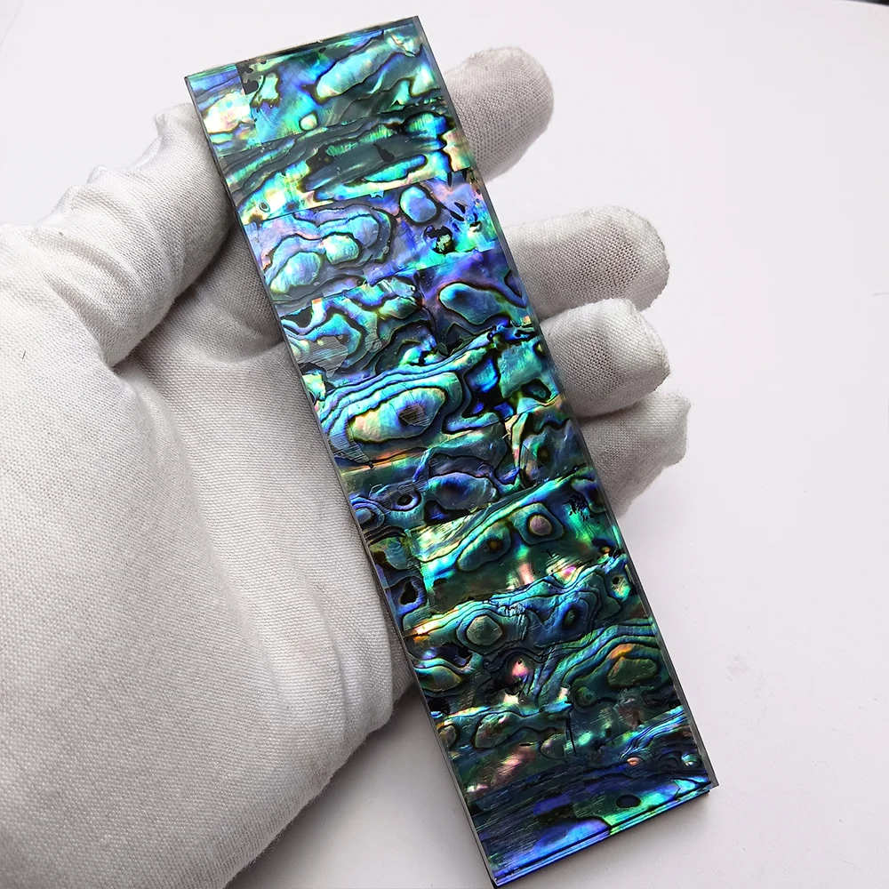 1 Piece Scarce Natural New Zealand Black Abalone Shell Paper for DIY Knife Making Handle Produce Material Handicraft Materials