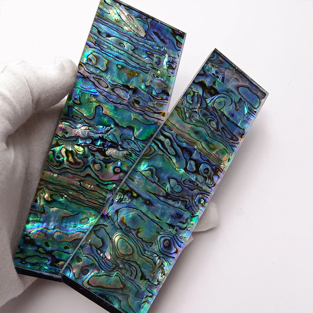 1 Piece Scarce Natural New Zealand Black Abalone Shell Paper for DIY Knife Making Handle Produce Material Handicraft Materials
