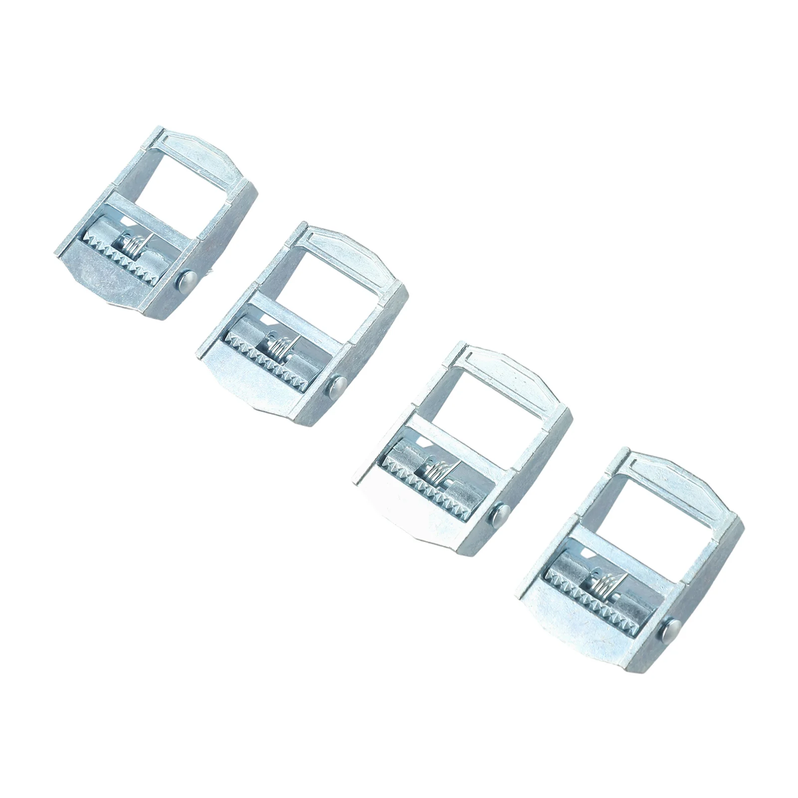 4Pcs Outdoor Camping Climbing Zinc Alloy Buckles For Heavy Duty Tie‑down Cargoes Strap Fixed Tensioner 25mm For Cases Luggage