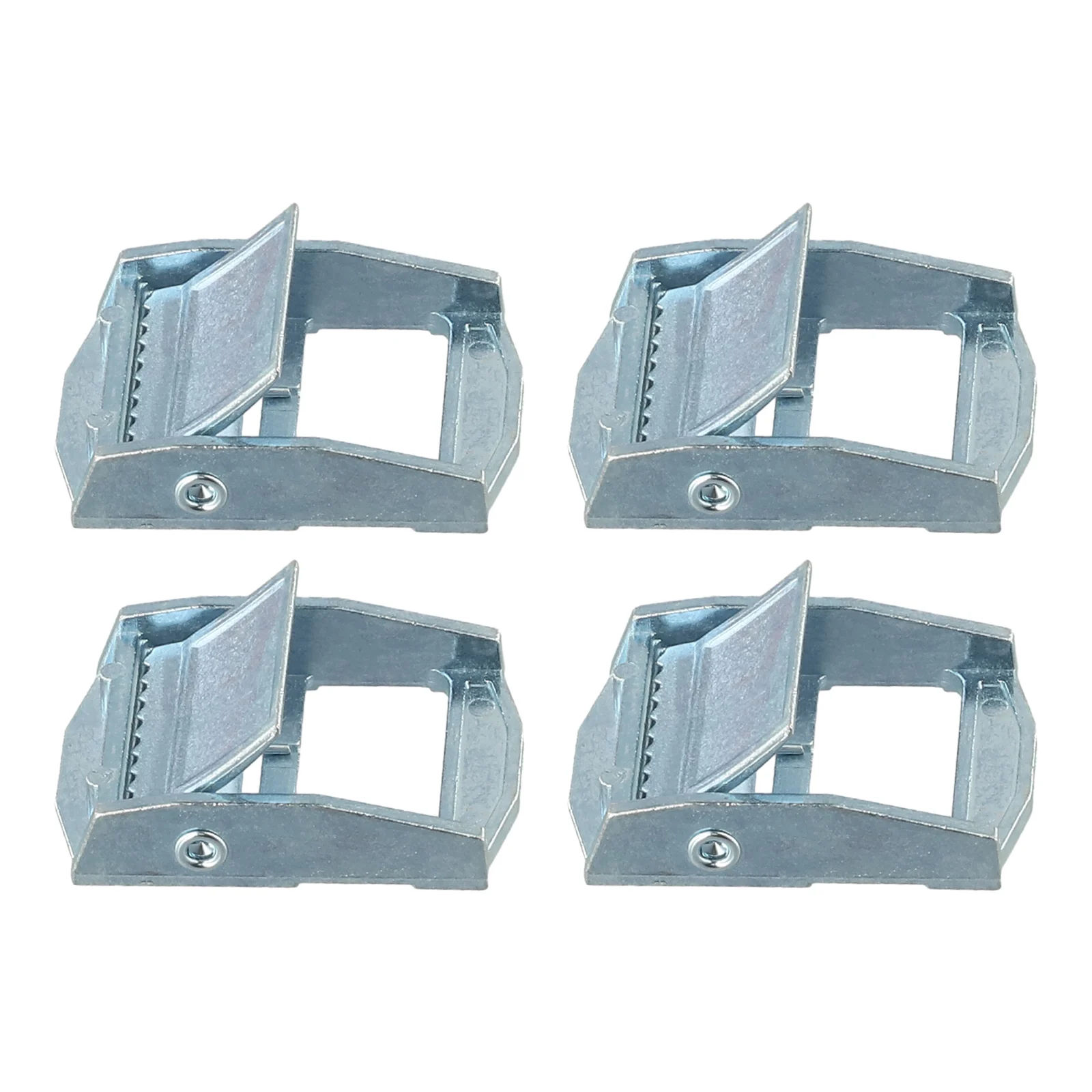 4Pcs Outdoor Camping Climbing Zinc Alloy Buckles For Heavy Duty Tie‑down Cargoes Strap Fixed Tensioner 25mm For Cases Luggage