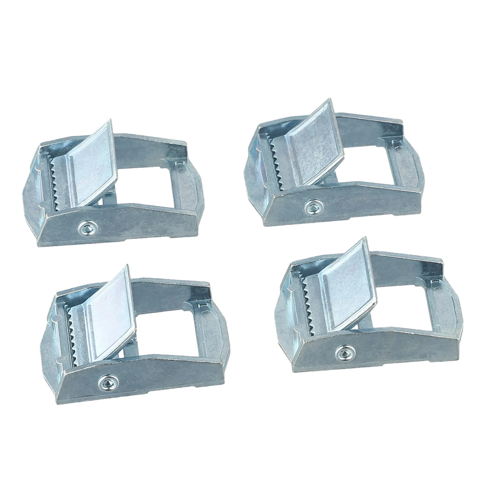 4Pcs Outdoor Camping Climbing Zinc Alloy Buckles For Heavy Duty Tie‑down Cargoes Strap Fixed Tensioner 25mm For Cases Luggage