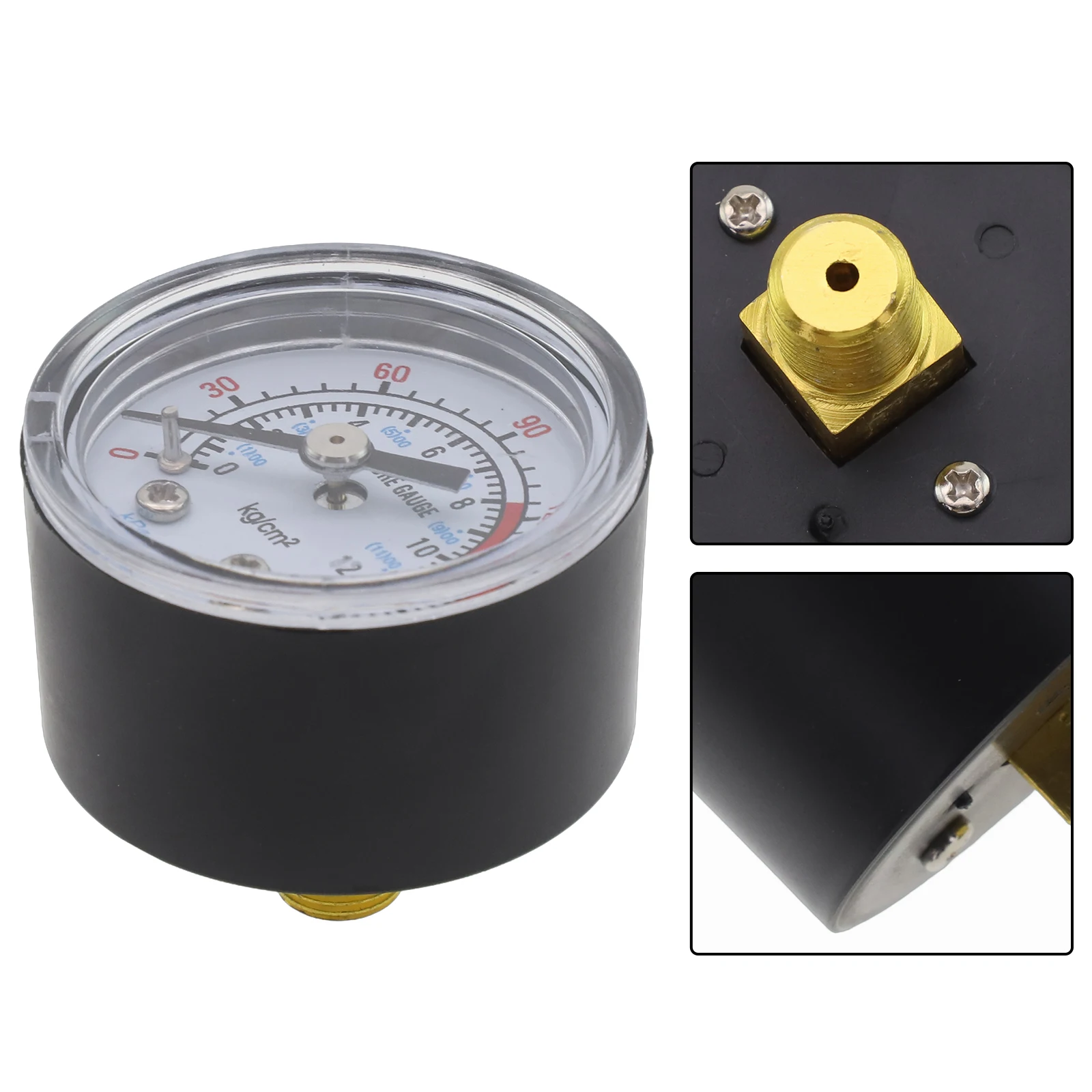 Y40 Y50 0-180PSI Gas Water Fuel Liquids Meter Pressure Gauge For Air Compressor